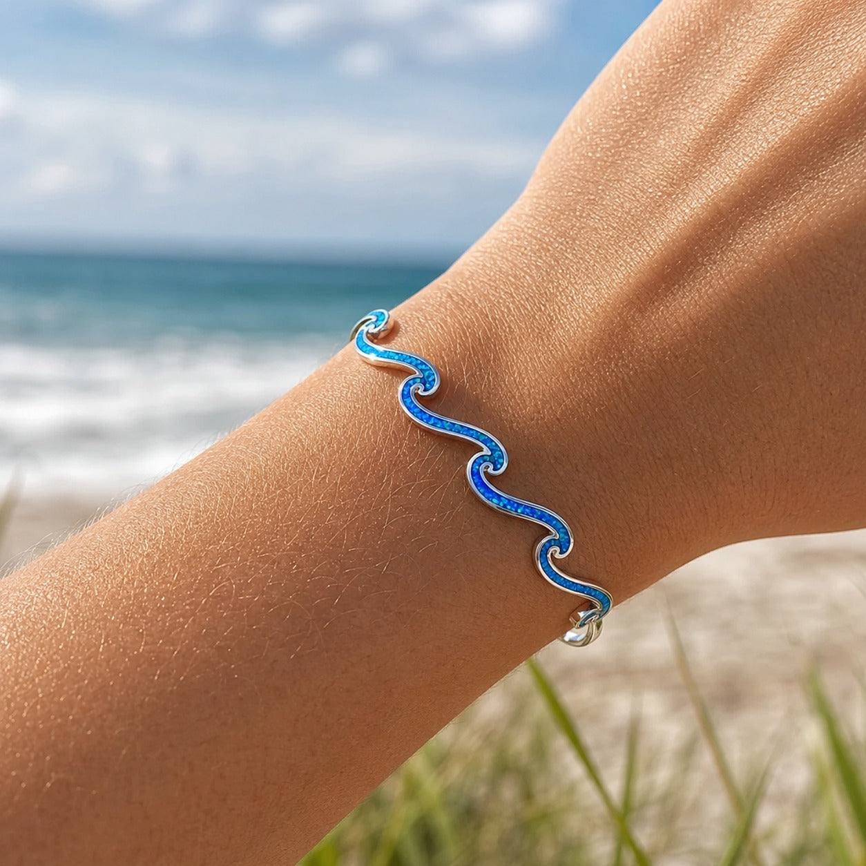 Ocean Wave Bangle - 波のバングル